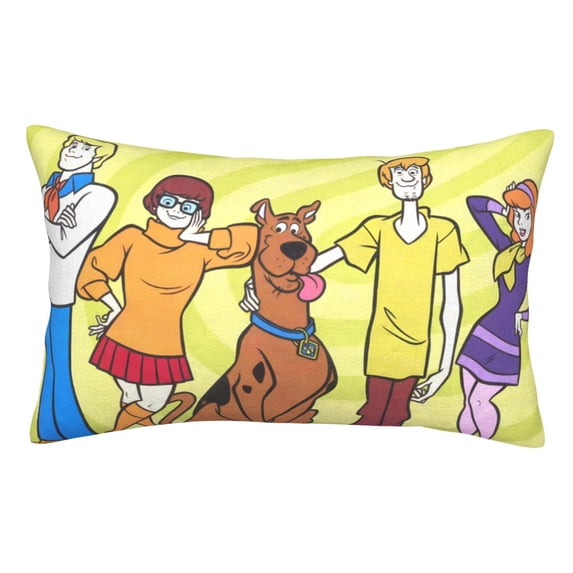 Lsque Scooby-Doo Pattern Bedding Waterproof Pillow Protector Zippered Queen – Bed Bug Proof Pillow Encasement-20"x30"