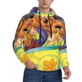 thumbnail image 1 of Lsque Scooby-Doo Pattern Casual Men's Hoodie,Hooded Sweatshirt with Kangaroo Pocket,Pullover Hoodie-XX-Large, 1 of 8