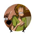thumbnail image 1 of Lsque Scooby-Doo Pattern Ceramic Decorative Plate Decorative Plates with Display Stand Personalized Porcelain Plate Ceramic Ornaments for Wall Hanging Decoration-7in, 1 of 6