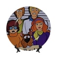 thumbnail image 1 of Lsque Scooby-Doo Pattern Ceramic Decorative Plate Decorative Plates with Display Stand Personalized Porcelain Plate Ceramic Ornaments for Wall Hanging Decoration-8in, 1 of 6