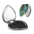 thumbnail image 1 of Lsque Scooby-Doo Pattern Cosmetic Mirror 2.6 Inch Round Handheld Travel Pocket Makeup Mirror, 1 of 8
