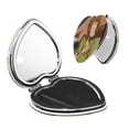 thumbnail image 1 of Lsque Scooby-Doo Pattern Cosmetic Mirror 2.6 Inch Round Handheld Travel Pocket Makeup Mirror, 1 of 8