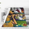 thumbnail image 1 of Lsque Scooby-Doo Pattern Fuzzy Fleece Throw Blanket Extra Large,Super Soft,Fluffy and Warm Blankets for Couch,Bed,All Season Use (40"x30"), 1 of 7