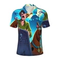 thumbnail image 1 of Lsque Scooby-Doo Pattern Golf Shirts for Men Dry Fit Print Moisture Wicking Performance Short Sleeve Polo Shirt-4X-Large, 1 of 7