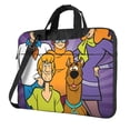 thumbnail image 1 of Lsque Scooby-Doo Pattern Laptop Bag – Portable & Slim Single-Shoulder Computer Case with Adjustable Strap, Protective, Lightweight for 13”/14”/15.6” Laptops, 1 of 8