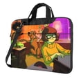 thumbnail image 1 of Lsque Scooby-Doo Pattern Laptop Bag – Portable & Slim Single-Shoulder Computer Case with Adjustable Strap, Protective, Lightweight for 13”/14”/15.6” Laptops, 1 of 8