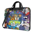thumbnail image 1 of Lsque Scooby-Doo Pattern Laptop Bag – Portable & Slim Single-Shoulder Computer Case with Adjustable Strap, Protective, Lightweight for 13”/14”/15.6” Laptops, 1 of 8
