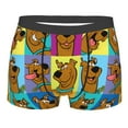 thumbnail image 1 of Lsque Scooby-Doo Pattern Men’s Total Support Pouch Boxer Briefs, X-Temp Cooling, Moisture-Wicking Underwear, Regular, Long-leg and Trunk-Small, 1 of 7