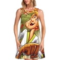 thumbnail image 1 of Lsque Scooby-Doo Pattern Summer Dresses for Women – Sleeveless T-Shirt Swing Sundress, Perfect for the Beach and Casual Days, 1 of 6