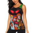 thumbnail image 1 of Lsque Scooby-Doo Printed Workout Tank Tops for Women, Athletic Sports Tank Tops, Compression Sleeveless Dry Fit Shirts,Sleeveless Yoga Shirt-Small, 1 of 9