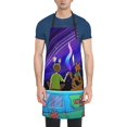 thumbnail image 1 of Lsque Scooby-Doo Waterproof Apron Chef Aprons for Men Heavy Duty Chemical Work Apron Extra Long Grilling Aprons with Adjustable Bib Apron, 1 of 9
