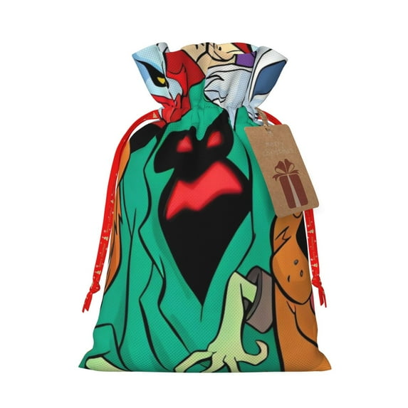 Lsque Scooby-Doo for Christmas Gift Bags ,Party Gift Bag, Christmas Goody Bags for Christmas Holidays Party Favors and Presents-Medium