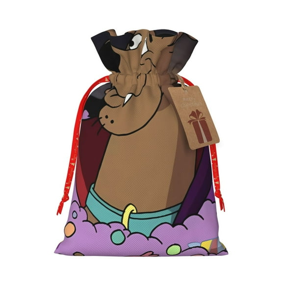 Lsque Scooby-Doo for Christmas Gift Bags ,Party Gift Bag, Christmas Goody Bags for Christmas Holidays Party Favors and Presents-Medium