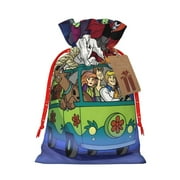 Lsque Scooby-Doo for Christmas Gift Bags ,Party Gift Bag, Christmas Goody Bags for Christmas Holidays Party Favors and Presents-Medium