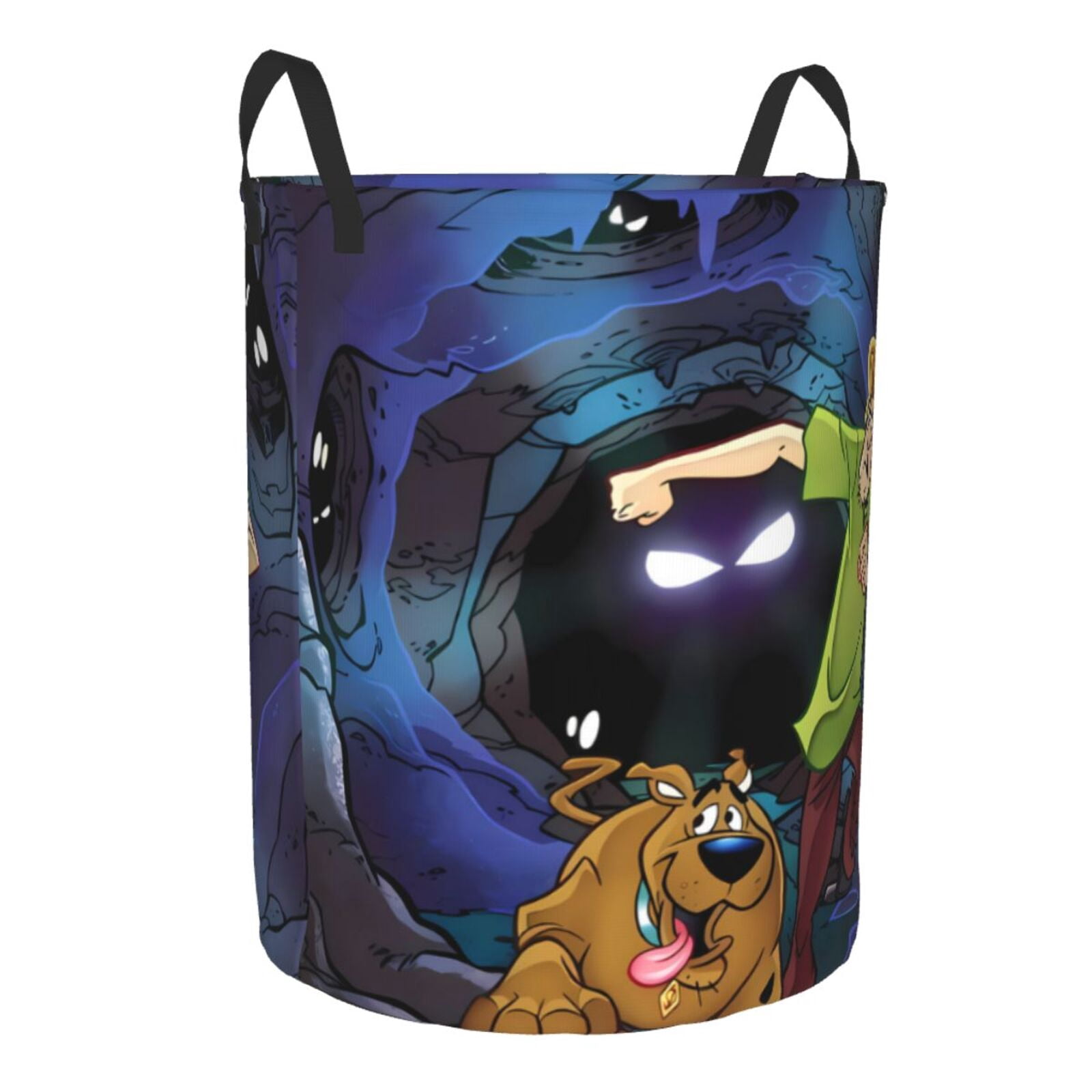 Scooby Ropes Lsque Scooby-Doo pattern Laundry Hamper Basket, Tall Woven Rope Hamper ...