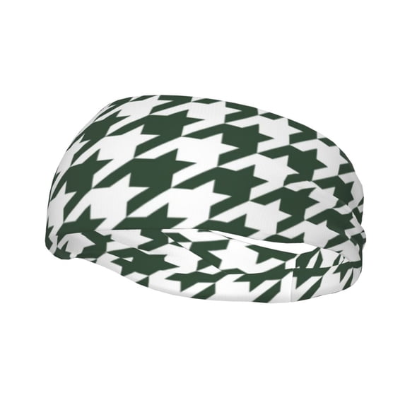 Lsque Scottish Checkered Pattern Sweatbands Sports Headband for Men & Women - Moisture Wicking Athletic Cotton Terry Cloth Sweatband for Tennis, Basketball, Running
