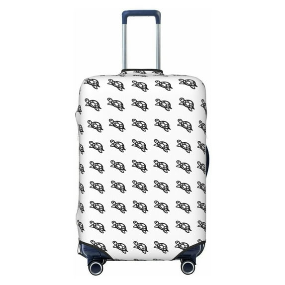 Lsque SeTurtle27 Printed Luggage Cover, Travel Luggage Protector,Scratch and Dirt Resistant, Fits 18-32 Inch Luggage - Large