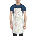 thumbnail image 1 of Lsque Sea Animals Waterproof Apron Chef Aprons for Men Heavy Duty Chemical Work Apron Extra Long Grilling Aprons with Adjustable Bib Apron, 1 of 9