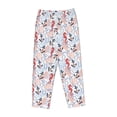 thumbnail image 1 of Lsque Sea Horse And Corals Print Women's Pajama Pants, Lounge Pant - Comfortable Home Wear,Elastic Waistband, Stylish Design-Small, 1 of 9