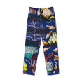 thumbnail image 1 of Lsque Sea Inhabitans and Herb Print Men's Pajama Pants, Lounge Pant - Comfortable Home Wear,Elastic Waistband, Stylish Design-Medium, 1 of 9