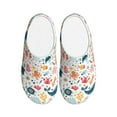 thumbnail image 1 of Lsque Sea Life 1 Pattern Womens Comfort Cotton on Scuff With Memory Foam and Anti-skid Sole Slipper-46/47, 1 of 7
