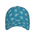 thumbnail image 1 of Lsque Sea Turtle Baseball Cap Trucker Low Profile Hat Golf Dad Hat Adjustable Original Classic Unconstructed Plain Cap Men Women, 1 of 9
