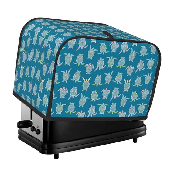 Lsque Sea Turtle Print 2 Slice Toaster Cover , Kitchen Appliance Dustproof Protector , Toaster Protector Dustproof Kitchen Appliance Cover