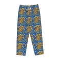 thumbnail image 1 of Lsque Sea Turtle Print Women's Pajama Pants, Lounge Pant - Comfortable Home Wear,Elastic Waistband, Stylish Design-Large, 1 of 9