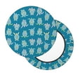 thumbnail image 1 of Lsque Sea Turtle Round Bar chair cushion covers Velvet Fabric Premium Comfort Protects from Scratches and Stains for 14-17 Inch Chair- 13 inch, 1 of 7