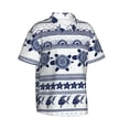 thumbnail image 1 of Lsque Sea Underwater Turtles pattern Hawaiian Shirt for Men, Unisex Summer Beach Casual Short Sleeve Button Down Shirts-XX-Large, 1 of 9