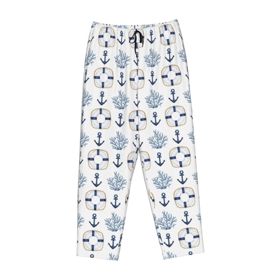 Lsque Sea Vacations Print Women's Pajama Pants, Lounge Pant - Comfortable Home Wear,Elastic Waistband, Stylish Design-Small