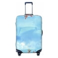 thumbnail image 1 of Lsque Sea and Fish Printed Luggage Cover, Travel Luggage Protector,Scratch and Dirt Resistant, Fits 18-32 Inch Luggage - Medium, 1 of 9