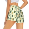 thumbnail image 1 of Lsque Seahorse Printed Women's Running Shorts with Liner Pockets,Elastic Quick Dry Workout Athletic Gym Yoga Shorts,Womens High Waist Shorts-Small, 1 of 9