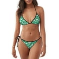 thumbnail image 1 of Lsque Sheep Zzz Pattern Women Two Piece Swimsuit Sexy Swimwear Halter String Triangle Bikini Sets, 1 of 6