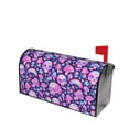 thumbnail image 1 of Lsque Skull Rainbow Mushroom Mailbox Cover Standard Size ,Magnetic Mailbox Covers Post Wraps Letter Box Cover -21x18 in, 1 of 9