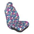 thumbnail image 1 of Lsque Skull blue leaf Pattern Car Seat Covers for Front Seats , Waterproof Seat Covers for Cars, Sporty Front Seat Covers,Car Seat Cover Protector Front Seats, 1 of 5