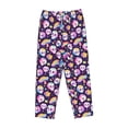 thumbnail image 1 of Lsque Skull colorful mushroom rainbow Print Women's Pajama Pants, Lounge Pant - Comfortable Home Wear,Elastic Waistband, Stylish Design-XX-Large, 1 of 9