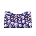 thumbnail image 1 of Lsque Skull mushroom rainbow space Printed Long Tissue Box Cover Holder, Facial Paper Organizer Dispenser,Triangle with Bottom Belt, PVC Leather Decorative Organizer, 1 of 9