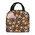 thumbnail image 1 of Lsque Skulls Pattern Lunch Bag Women/Men Insulated Lunch Box,Small Leakproof Cooler Food Lunch Containers Reusable High Capacity Lunch Tote Bags, 1 of 6
