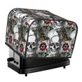 thumbnail image 1 of Lsque Skulls Roses Print 4 Slice Toaster Cover , Kitchen Appliance Dustproof Protector , Toaster Protector Dustproof Kitchen Appliance Cover, 1 of 7