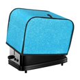 thumbnail image 1 of Lsque Sky Blue Glitter Print 2 Slice Toaster Cover , Kitchen Appliance Dustproof Protector , Toaster Protector Dustproof Kitchen Appliance Cover, 1 of 7