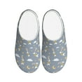 thumbnail image 1 of Lsque Sleep Rabbit Pattern Womens Comfort Cotton on Scuff With Memory Foam and Anti-skid Sole Slipper-37/38, 1 of 7