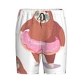 thumbnail image 1 of Lsque Sloth with Donuts1 Mens Sleep Pajama Shorts,Short Pajama Pants, Cotton Ultra-Soft Knit-Large, 1 of 9