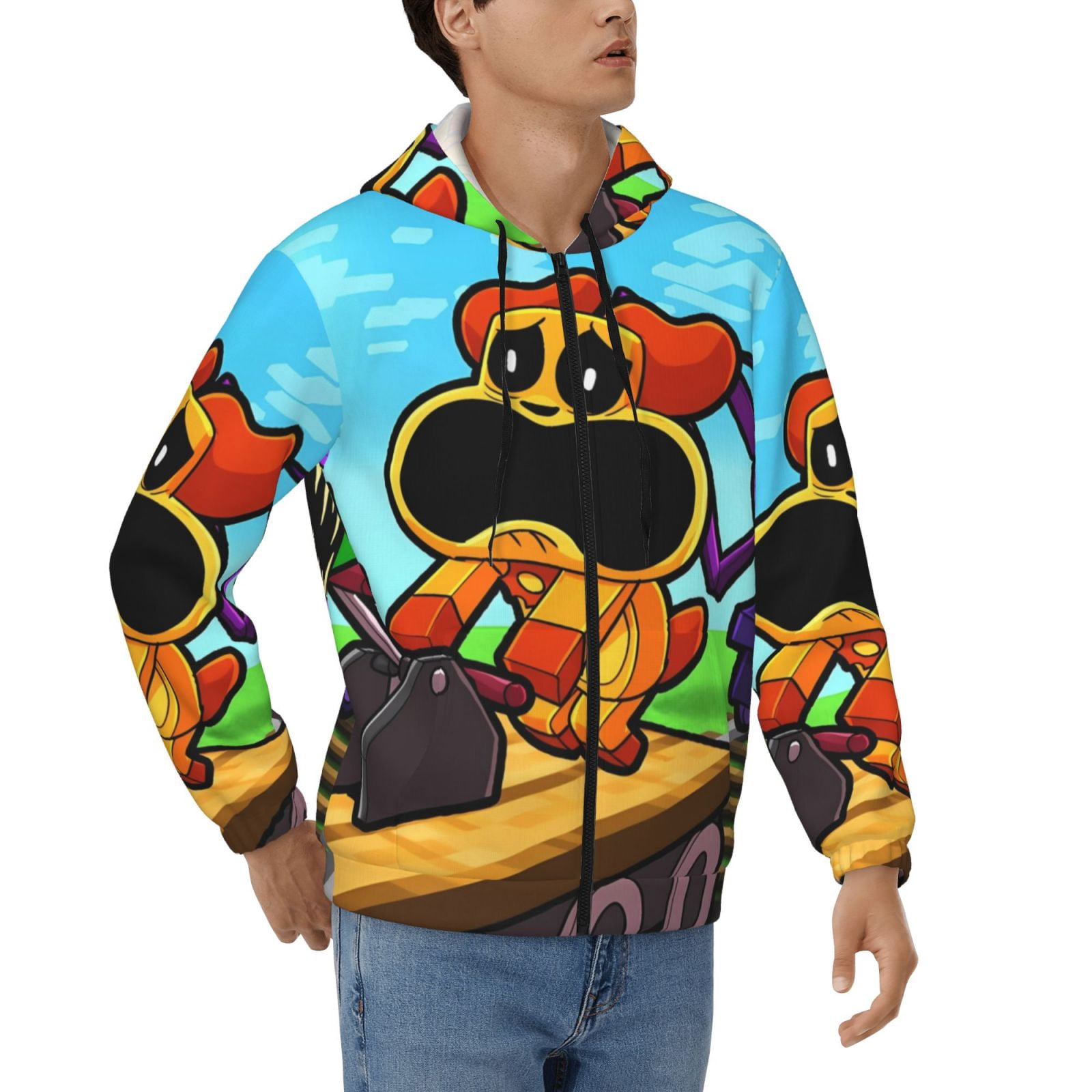 El Pez Smile Reversible Zip Up Hoodie