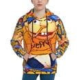 thumbnail image 1 of Lsque Sml Jeffy Patten Youth Hoodie Sweatshirt Pullover with Kangaroo Pocket Boys and Girls Hoodie Warm Hoodie for Kids, 1 of 8