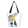 thumbnail image 1 of Lsque Sml Jeffy Pattern Beach Tote,Shoulder Handbag,Spacious Tote Bag,Lightweight Travel Bag,Versatile Shopping Bag, 1 of 6