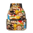 thumbnail image 1 of Lsque Sml Jeffy Pattern Comfortable Student Backpack - Ergonomic Design, Durable, Water-Resistant, Multi-Compartment,Travel, and Outdoor Activities, 1 of 7