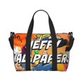 thumbnail image 1 of Lsque Sml Jeffy Pattern Hand Travel Bag – Lightweight & Durable Oxford Luggage, Water-Repellent Carry-On with Multiple Compartments & Adjustable Strap, 1 of 1