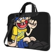 thumbnail image 1 of Lsque Sml Jeffy Pattern Laptop Bag – Portable & Slim Single-Shoulder Computer Case with Adjustable Strap, Protective, Lightweight for 13”/14”/15.6” Laptops, 1 of 8