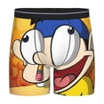 thumbnail image 1 of Lsque Sml Jeffy Pattern Men's Performance Stretch Underwear, Athletic Long Leg Briefs，Moisture-Wicking-Small, 1 of 6